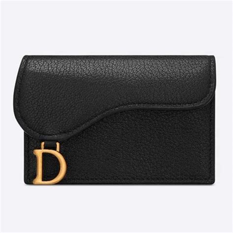 dior saddle card holder price